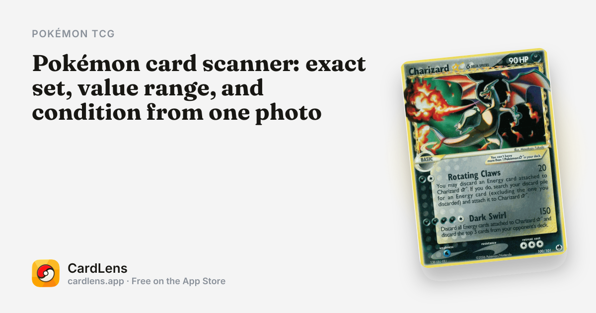 Pokémon Card Scanner App: Set, Value & Condition | CardLens